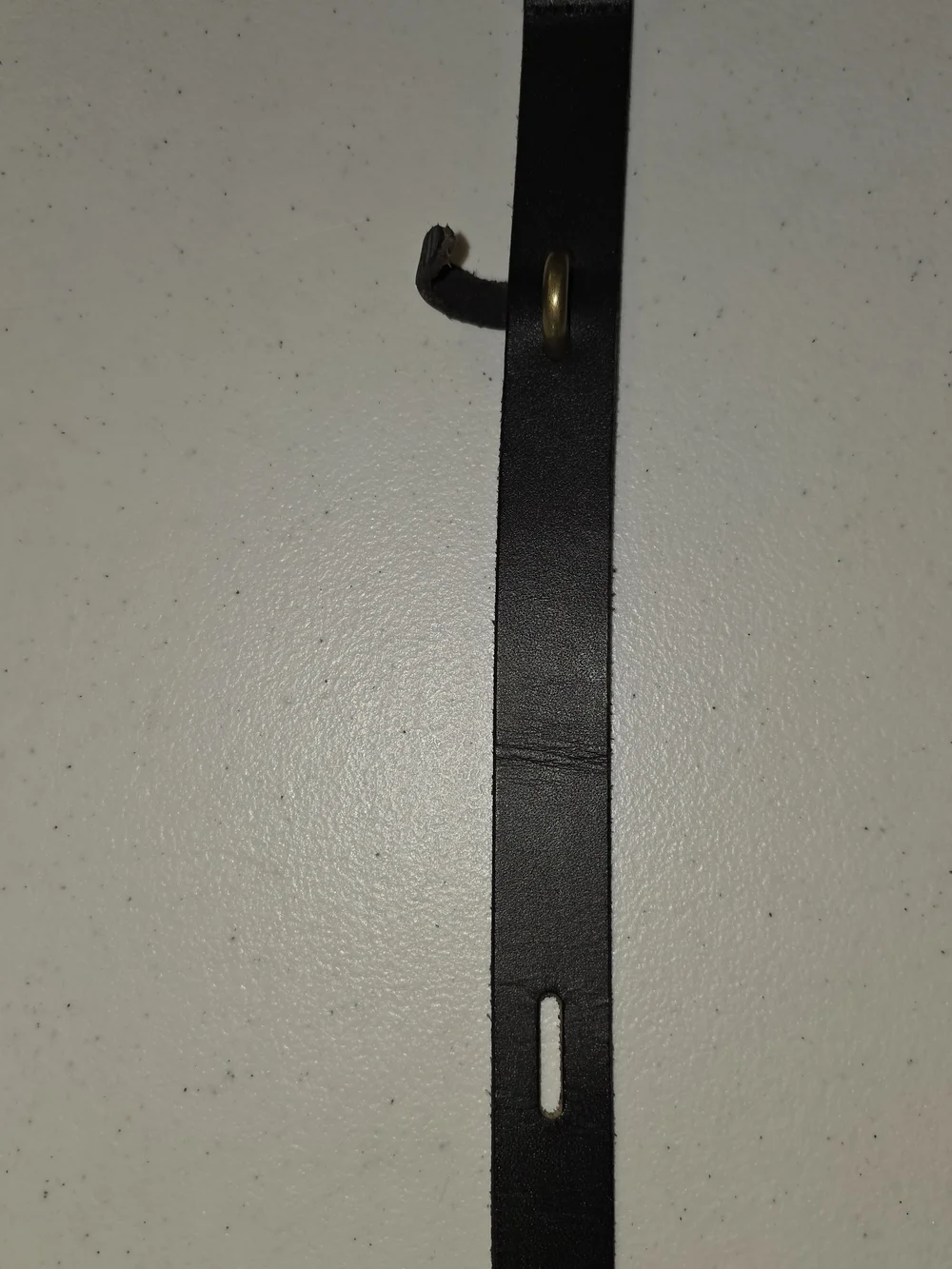 Time and Tru Black Leather Belt with Antiqued Brass Buckle Sz XL - Picture 7 of 16